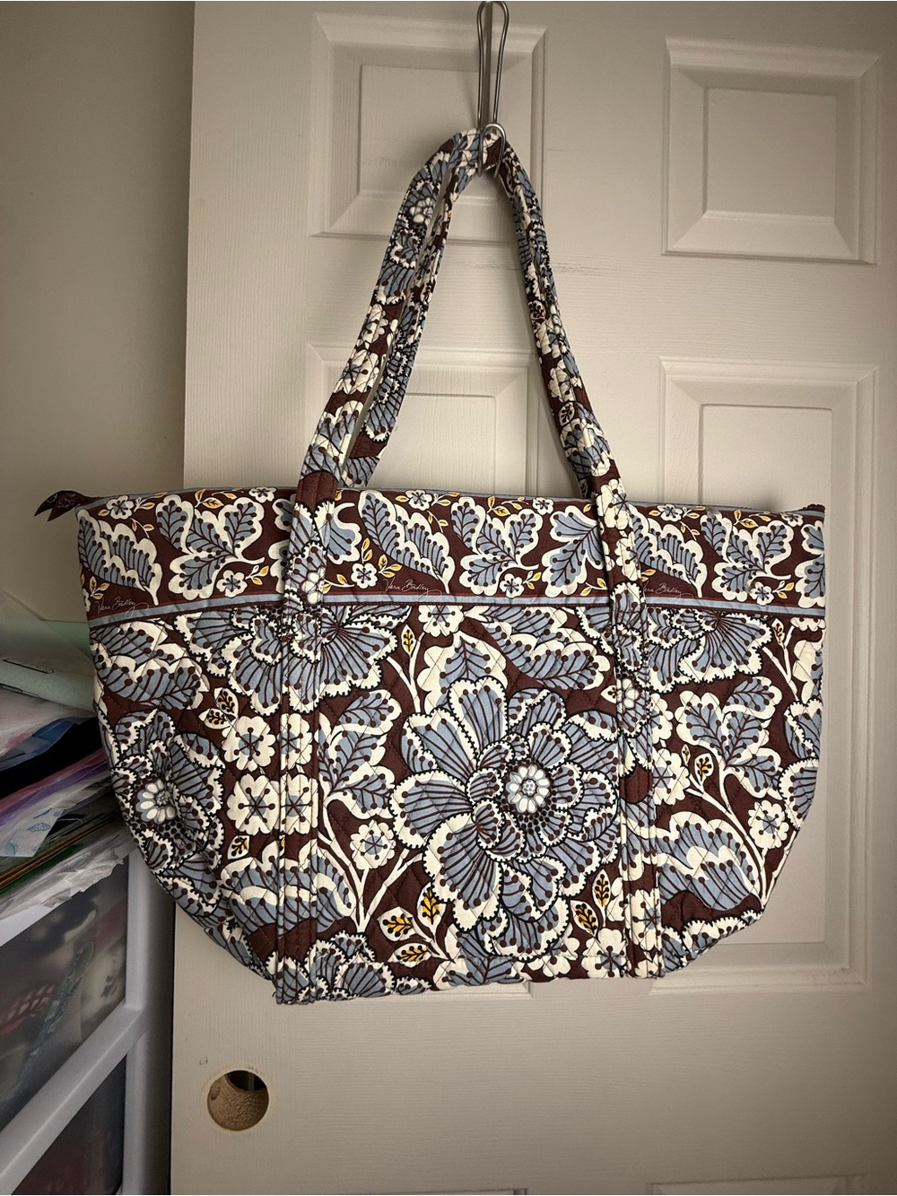 NWT Vera Bradley Slate Blooms Miller Bag - Retired Pattern - Picture 6 of 6